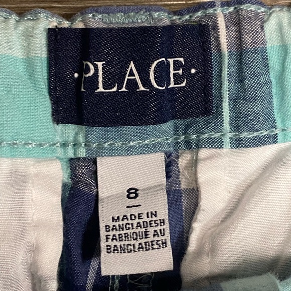 ⭐️3 for $20 Boys Children’s Place Plaid Chino Shorts in size 8 - Picture 4 of 4